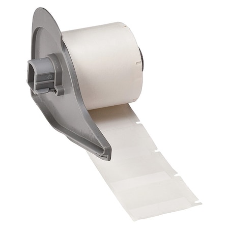 Brady WraparoundLabel, White, Vinyl, 1-1/2inW M7-104-427