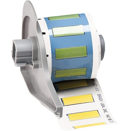 Brady Sleeve Label, Yellow, Polyolefin, 1 in W M7-187-1-342-YL