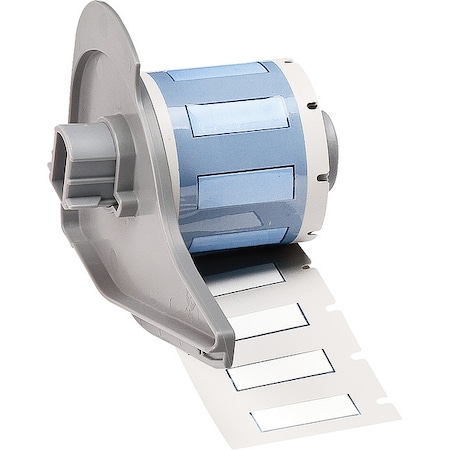 Brady Sleeve Label, White, Polyolefin, 1 in W M7-187-1-342