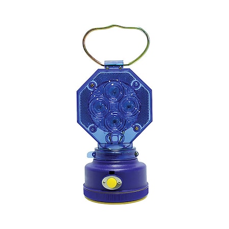 Railhead Gear Safety Light, Blue, LED, 2 D Batteries M8-LED