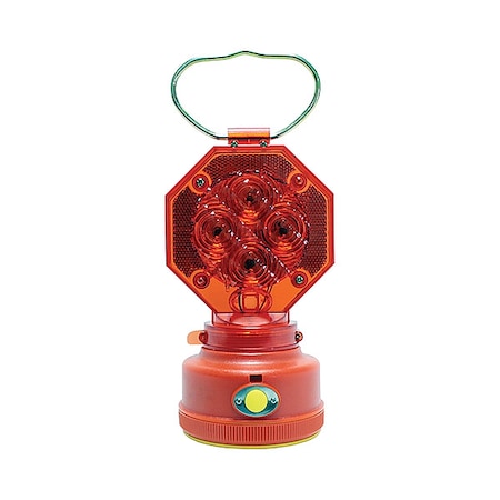 Railhead Gear Safety Light, Red, LED, 2 D Batteries M8-LED R