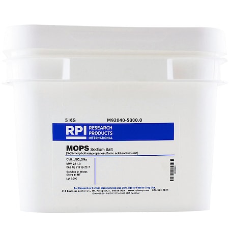 Rpi MOPS Sodium Salt, 5kg M92040-5000.0