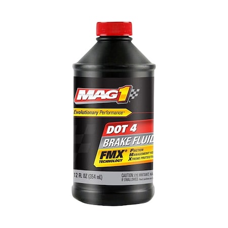 Mag 1 DOT 4 Brake Fluid, 12 oz, Glycol Base MAG1126 | Zoro
