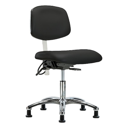 Zoro Select Ergonomic Chair, No Arms, 19" to 24" Height, Black BR-NECR-DHCH-CR-T0-A0-EG-ESDBLK