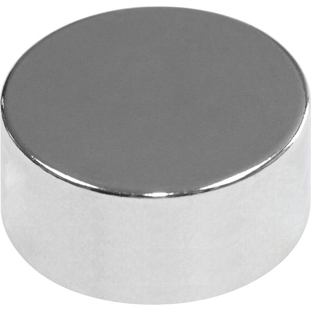 Mag-Mate Disc Magnet, 50 lb., Nickel Plating NEO-940X500