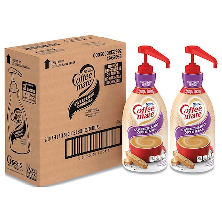Coffee Mate Liquid Creamer, Original, 1.5 L, PK2 13799