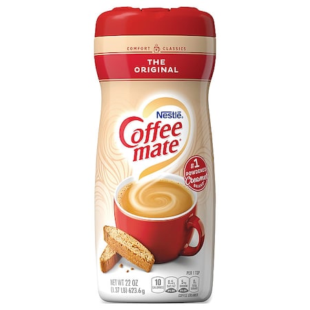 Coffee Mate Non-Dairy Powdered Creamer, Original, 22 oz Canister, PK12 30212
