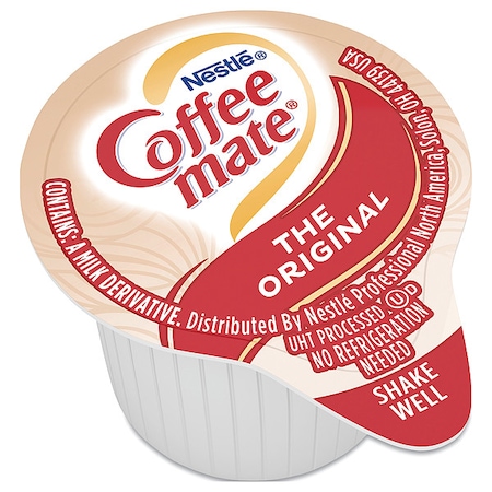 Coffee Mate Liquid Coffee Creamer, Original, 0.38 oz Mini Cups, PK200 35110