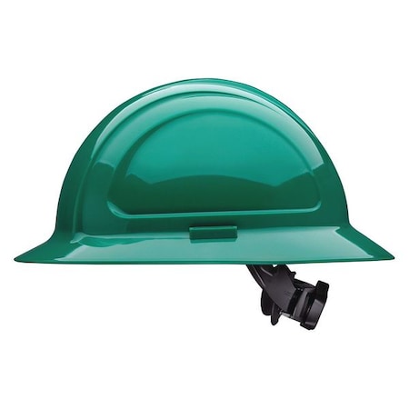 Honeywell North Hard Hat, N20, Polyethylene, 4 Point Ratchet, Type 1, Class E, Green N20R040000