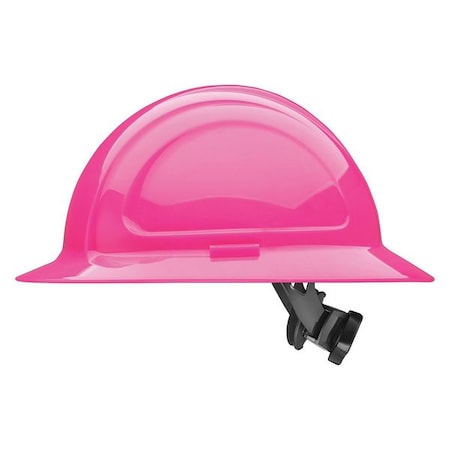 hot pink full brim hard hats