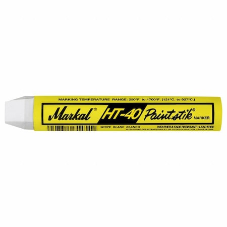 Markal SolidPaintMarker, 4-3/4inL, White, Paint 81610G