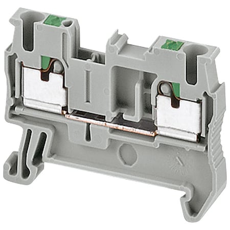 Schneider Electric Terminal Block, Pass-Through, 1 Pole, 20 A, 600 V AC, 12 AWG, Orange NSYTRP22AR