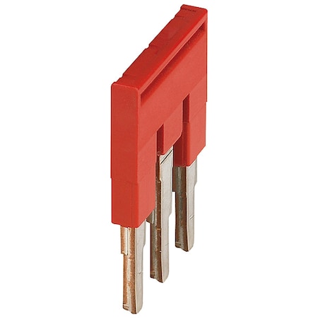 Schneider Electric Jumper, Red, Horizontal, Copper NSYTRAL43