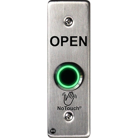 Safety Technology International Touchfree Slim OPEN Button NT-SS002-EN