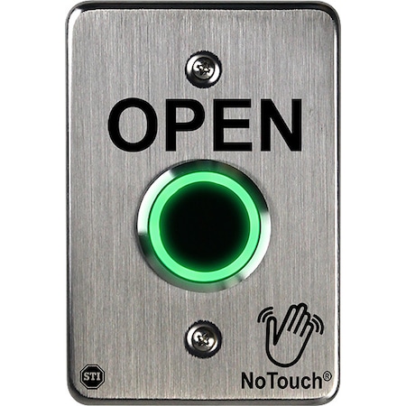 Safety Technology International Touchfree OPEN Button NT-SS102-EN