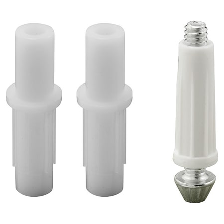 Primeline Tools 3/8 in. Bi-Fold Door Top/Bottom Pivot and Guide Set (1 Set) N 7269