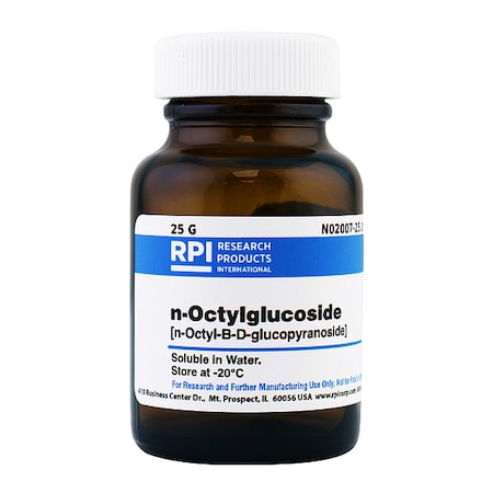 Rpi n-Octylglucoside, 25g, Powder N02007-25.0