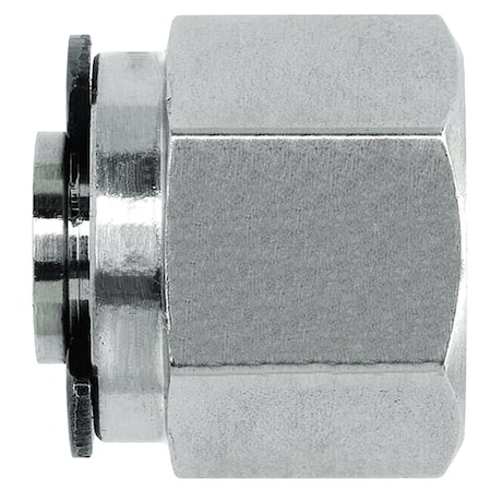 Brennan Industries Plug, StainlessSteel, Compression1/8in N0304-02-SS