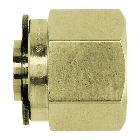 Brennan Industries Plug, Brass, Tube 1/4 in N0304-04-B