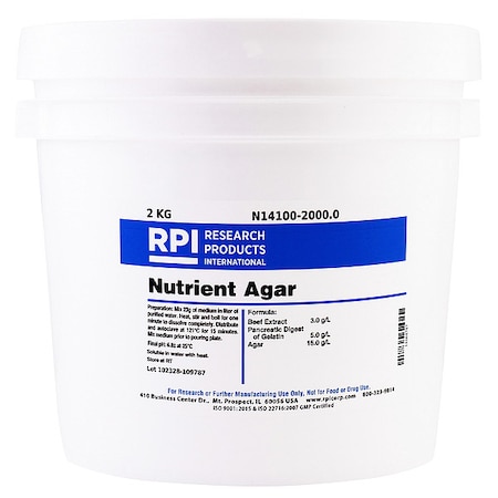 Rpi Nutrient Agar, 2kg N14100-2000.0