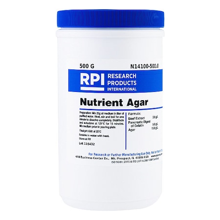 Rpi Nutrient Agar, 500g N14100-500.0