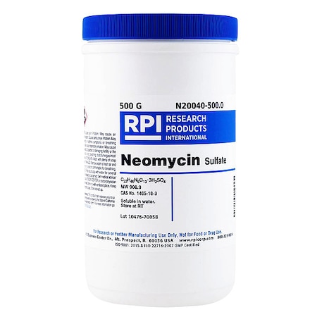 Rpi Neomycin Sulfate, 500g N20040-500.0