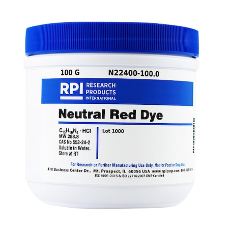 Rpi Neutral Red, Dye, 100g N22400-100.0