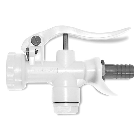 Sani-Lav Pistol Grip Spray Nozzle, 3/4" Female, 100 psi, 12 gpm, White N3W
