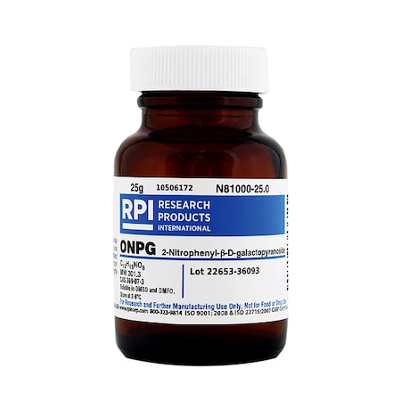 Rpi 2-Nitrophenyl-B-D-galactopyranoside, 25g N81000-25.0