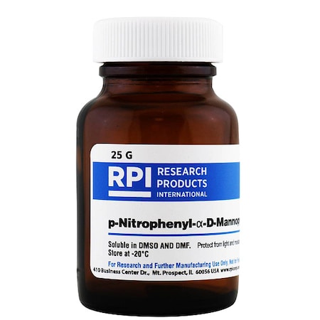 Rpi 4-Nitrophenyl-a-D-mannopyranoside, 25g N81060-25.0