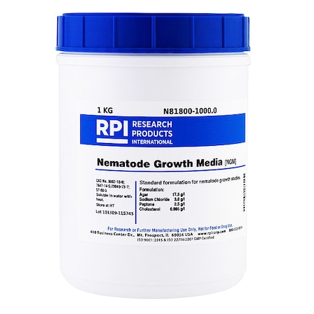 Rpi Nematode Growth Medium (NGM), 1kg N81800-1000.0