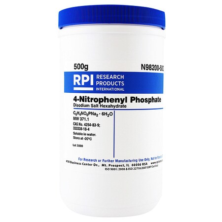 Rpi 4-Nitrophenyl Phosphate/Hexahydrate, 500g N98200-500.0