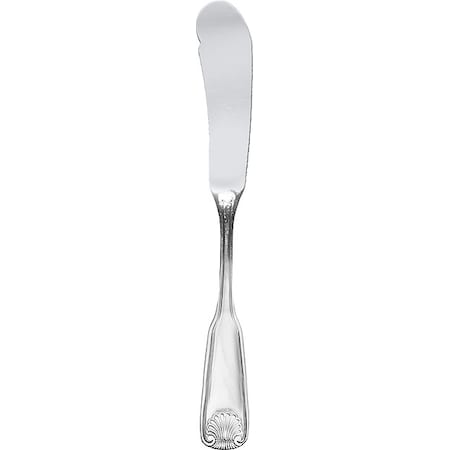 Iti Butter Knife, 6 1/8 in L, Silver, PK12 NA-339
