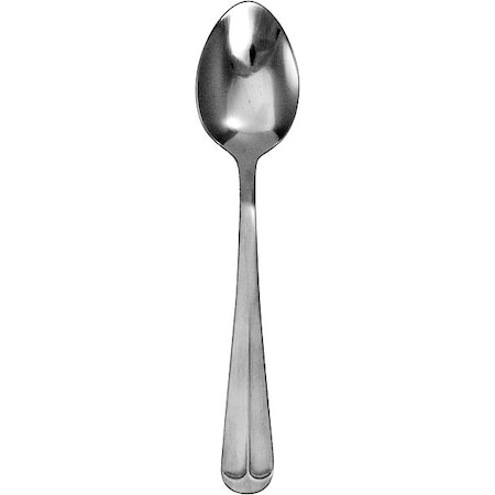 Iti Dessert Spoon, 7 3/8 in L, Silver, PK12 OX-114
