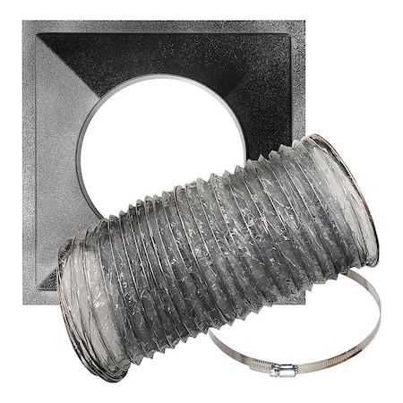 Omniaire Intake Kit, 12 in Dia, ABS, 3 ft L OAIM2200-12KIT