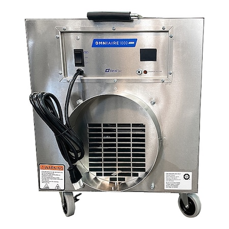 Omniclean NegativeAirMachine, 1000cfm, Silver, 115VAC OA1000 PRIME