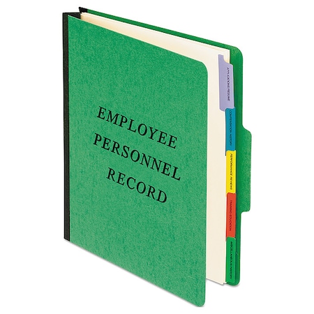 PENDAFLEX Employee/Personnel File Folder, Green PFXSER1GR
