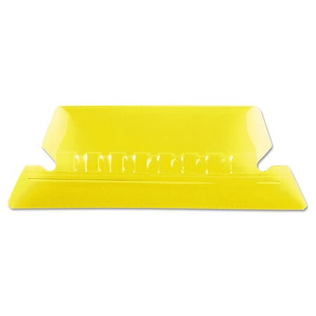 Zoro Select Hanging Folder Tab, Yellow, Plastic, PK25 PFX42YEL
