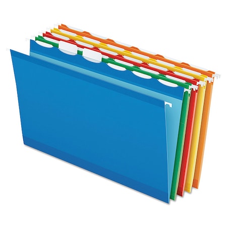 Zoro Select Hanging File Folders, Assorted, PK25 PFX42593