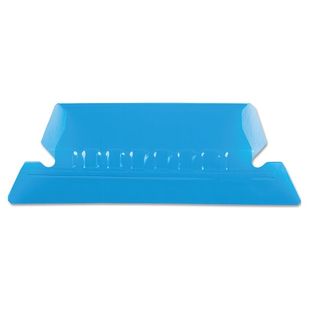 Zoro Select Hanging Folder Tabs, Blue, Plastic, PK25 PFX42BLU
