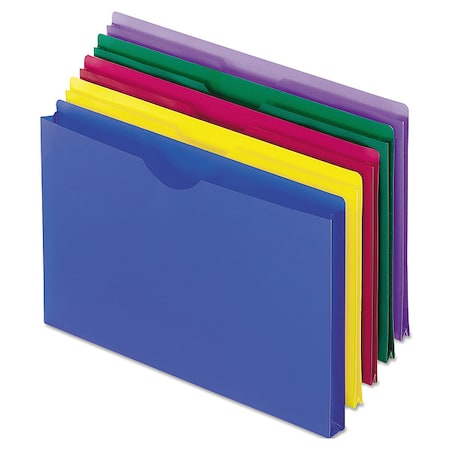Pendaflex Expandable File Jacket 1" Expansion, Assorted Colors, Pk5 PFX50993