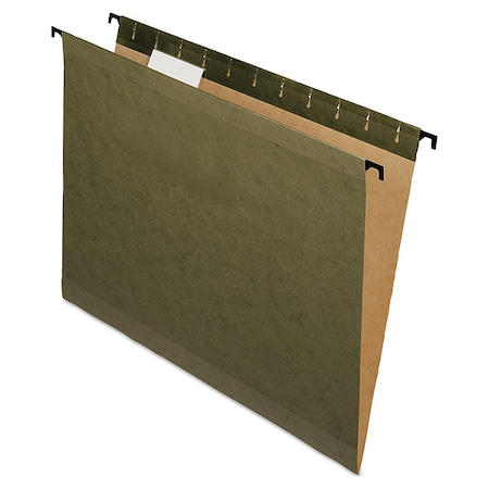 Zoro Select Hanging File Folder, Standard Green, PK20 PFX615215