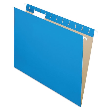 Zoro Select Hanging File Folders, Blue, PK25 PFX81603