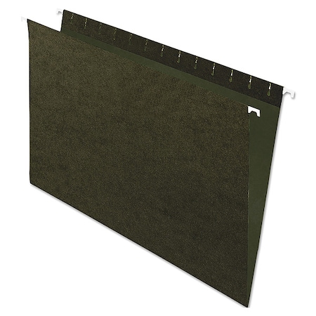 Zoro Select Hanging File Folder, Standard Green, PK25 PFX81620
