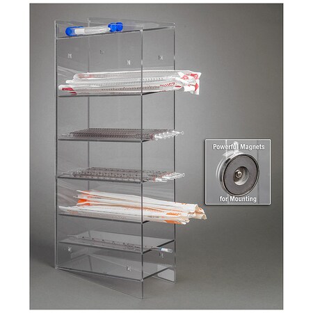 Poltex 6 Pocket Serological Pipette Holder, PETG PGSERPIP6-M