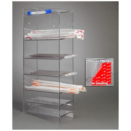 Poltex 6 Pocket Serological Pipette Holder, PETG PGSERPIP6-T