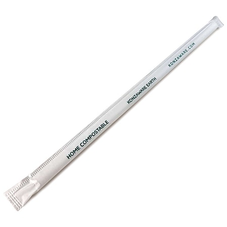 Zoro Select Drinking Straw, Home Compostable, PK1800 KW-CE-1005