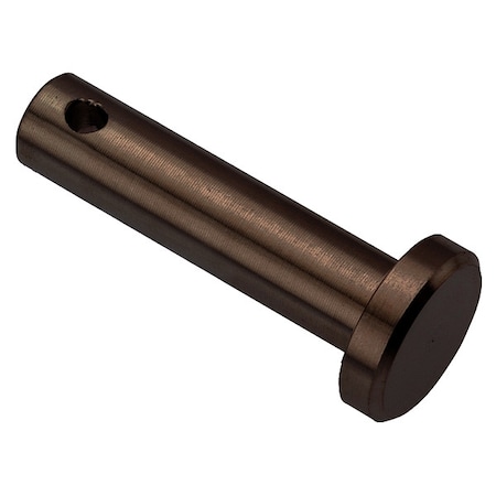 Zoro Select Precision Clevis Pin, 13 mm Dia, Stainless Steel, 1 PK PIN301M12X45-BX