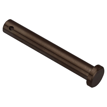 Zoro Select Precision Clevis Pin, 9 mm Dia, Stainless Steel, 1 PK PIN301M8X50-BX