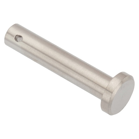 Zoro Select Clevis Pin, 8 mm Dia, Stainless Steel PIN744M8X35